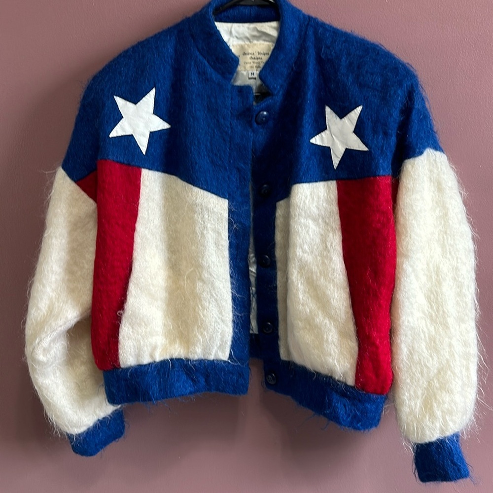 Vintage Texas sheep wool jacket